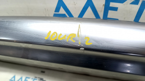 Dodge Journey 14-20 Crossroad rear bumper lip trim chrome for 1 exhaust, scratches