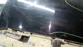 Rear bumper bare VW Tiguan 12-17 rest upper part black LC9X, scratches, cracked paint 