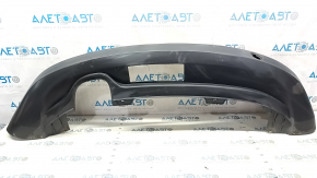 Bare rear bumper VW Tiguan 09-17 lower part structure, without towbar plug, scratches, gray spots