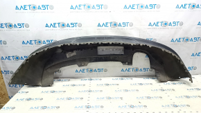Bare rear bumper VW Tiguan 09-17 lower part structure, without towbar plug, scratches, gray spots