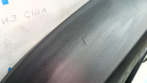 Bare rear bumper VW Tiguan 09-17 lower part structure, without towbar plug, scratches, gray spots