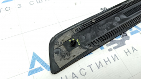 Door sill trim outer front right Audi A5 F5 17- 5D black with chrome, scratches, broken guide
