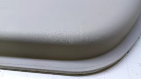 Door trim card front right Nissan Leaf 13-17 gray with gray insert leather, armrest gray cloth, BOSE, scratches, abrasions, dents, for dry cleaning