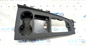 Center console trim with cup holders Audi A5 F5 17 - black, ebony