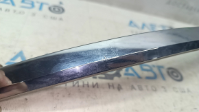 Rear bumper molding left VW Passat b8 16-19 USA chrome, scratches, broken fasteners 