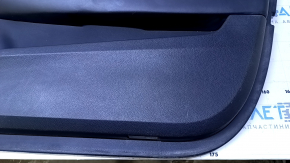 Door trim card front right Cadillac ATS 13- black with black insert leather, armrest black leather, molding gray structure, BOSE, scratches, abrasions, bumps, scuffs