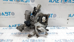 Turbine assembly with manifold and cooling pipes VW Passat b8 16-19 USA 1.8T, 2.0T 94k