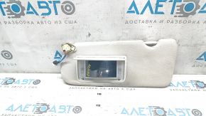 Left visor Honda CRV 15-16 gray, without hook, for dry cleaning