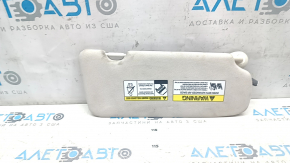 Left visor Honda CRV 15-16 gray, without hook, for dry cleaning