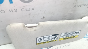 Left visor Honda CRV 15-16 gray, without hook, for dry cleaning