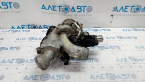 Turbine assembly with manifold and cooling pipes VW Passat b8 16-19 USA 1.8T, 2.0T 31k