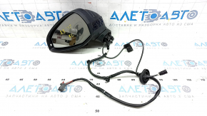 Side mirror left Audi A5 F5 17-19 5D 15+4 pins, heated, turn signal, auto-dimming, BSM, camera, blue, paint peeling