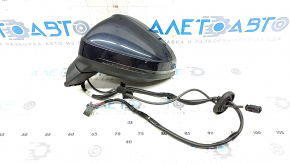 Side mirror left Audi A5 F5 17-19 5D 15+4 pins, heated, turn signal, auto-dimming, BSM, camera, blue, paint peeling