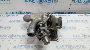 Turbine assembly with manifold and cooling pipes VW Passat b8 16-19 USA 1.8T, 2.0T 44k