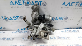 Turbine assembly with manifold and cooling pipes VW Passat b8 16-19 USA 1.8T, 2.0T 45k