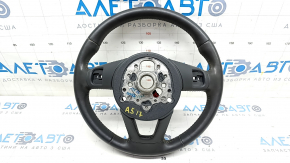 Bare steering wheel Audi A5 F5 17-19 leather gray with heating, scratches, scuffs
