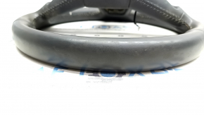 Bare steering wheel Audi A5 F5 17-19 leather gray with heating, scratches, scuffs
