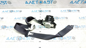 Passenger seat belt without tensioner Honda CRV 15-16 black