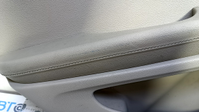 Door trim card rear left Chevrolet Volt 11-15 light gray, armrest gray rubber, scratches, abrasions, scuffs, for dry cleaning