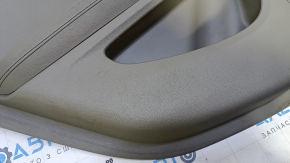 Door trim card rear left Chevrolet Volt 11-15 light gray, armrest gray rubber, scratches, abrasions, scuffs, for dry cleaning