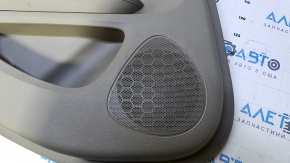 Door trim card rear left Chevrolet Volt 11-15 light gray, armrest gray rubber, scratches, abrasions, scuffs, for dry cleaning