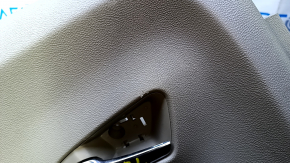 Door trim card rear left Chevrolet Volt 11-15 light gray, armrest gray rubber, scratches, abrasions, scuffs, for dry cleaning