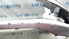 Bare front bumper VW Passat b8 16-19 USA white LC9A, crushed, tears, filed, scratches