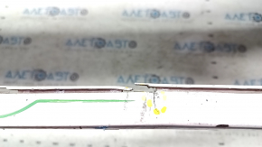 Bare front bumper VW Passat b8 16-19 USA white LC9A, crushed, tears, filed, scratches