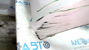 Bare front bumper VW Passat b8 16-19 USA white LC9A, crushed, tears, filed, scratches