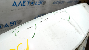 Bare front bumper VW Passat b8 16-19 USA white LC9A, crushed, tears, filed, scratches