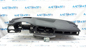 Torpedo front panel with AIRBAG Audi A5 F5 17-20 for projection, black-gray, BANG and OLUFSEN