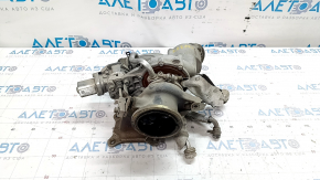 Turbine assembly with manifold and cooling pipes VW Passat b7 12-15 USA 1.8T 104k