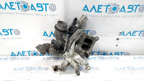 Turbine assembly with manifold and cooling pipes VW Passat b7 12-15 USA 1.8T 104k