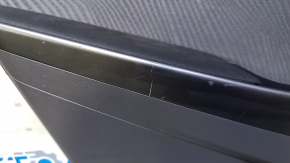 Door trim card rear left Hyundai Elantra UD 11-13 prerest gray with gray insert cloth, armrest black leather, molding gray structure, scratches, abrasions