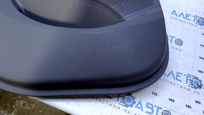 Door trim card rear left Hyundai Elantra UD 11-13 prerest gray with gray insert cloth, armrest black leather, molding gray structure, scratches, abrasions