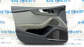Door trim card front left Audi A5 F5 17-19 5D leather gray, Bang and Olufsen