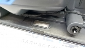 Door trim card front right Audi A5 F5 17-19 5D leather gray, insert under ebony, Bang and Olufsen, no backlight, faded, dented, tear