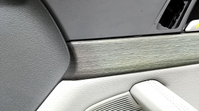 Door trim card front right Audi A5 F5 17-19 5D leather gray, insert under ebony, Bang and Olufsen, no backlight, faded, dented, tear