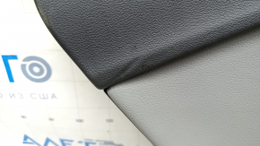 Door trim card rear left Audi A5 F5 17-19 5D leather gray, insert under ebony, Bang and Olufsen, dented