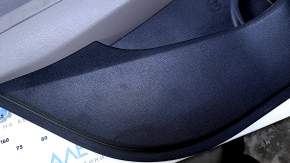 Door trim card rear left Hyundai Elantra AD 19-20 gray, gray rubber armrest, gray cloth insert, gray molding, scratches, abrasions, dent, dry cleaning