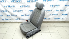 Driver's seat Audi A5 F5 17-19 with airbag, electric, heated, grey leather, dented leather, dry-cleanable