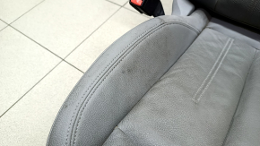Driver's seat Audi A5 F5 17-19 with airbag, electric, heated, grey leather, dented leather, dry-cleanable