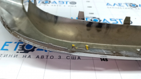 Front bumper center trim Dodge Journey 14-20 chrome Crossroad, dents, scratches, crack, sand, broken mount
