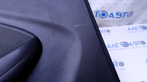 Door trim card rear left Chevrolet Volt 16- black, armrest rubber black, scratches, abrasions