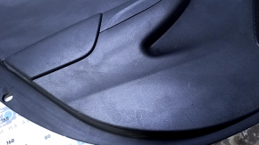 Door trim card rear left Chevrolet Volt 16- black, armrest rubber black, scratches, abrasions