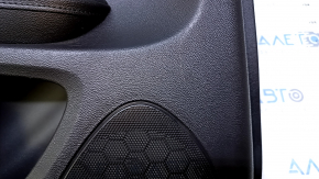 Door trim card rear left Chevrolet Volt 11-15 black, armrest rubber black, scratches, abrasions, scuffs