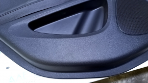 Door trim card rear left Chevrolet Volt 11-15 black, armrest rubber black, scratches, abrasions, scuffs