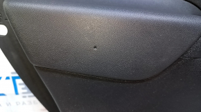 Door trim card rear left Chevrolet Volt 16- black, armrest rubber black, scratches, abrasions, bump
