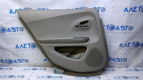 Door trim card rear left Chevrolet Volt 11-15 light gray, armrest gray rubber, scratches, abrasions