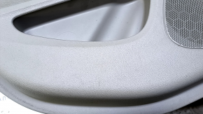Door trim card rear left Chevrolet Volt 11-15 light gray, armrest gray rubber, scratches, abrasions